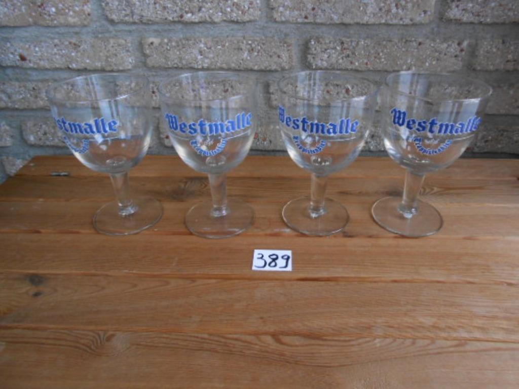 Numéro de verre à bière Westmalle Trappist, Enlèvement ou Envoi, Utilisé, Verre à bière