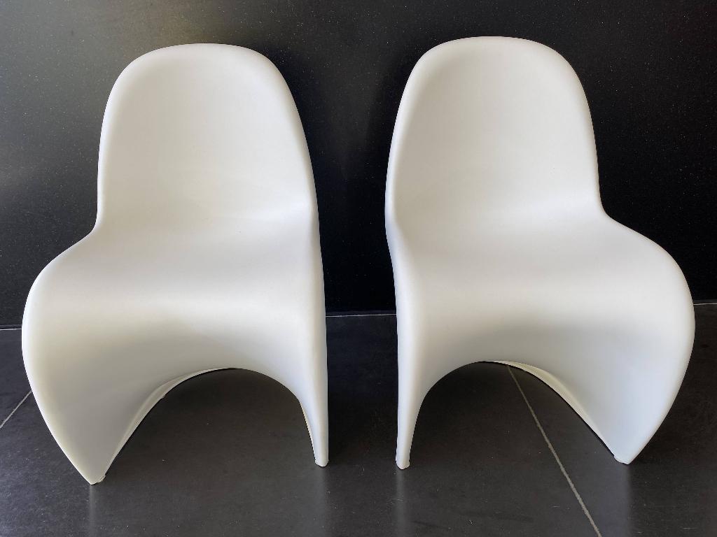 Panton chair Junior, Vitra, Ophalen, Kunststof, Twee, Wit