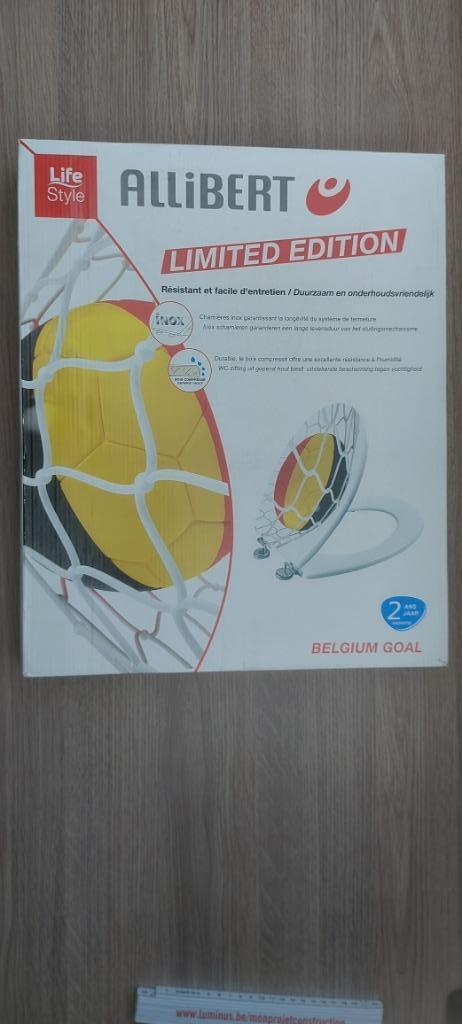 Siège de toilette Allibert blanc uni, édition limitée, Belgi, Bricolage & Construction, Sanitaire, Enlèvement ou Envoi, Neuf, Toilettes