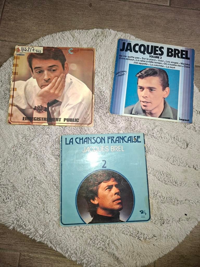Lot de 33T Jacques Brel, Cd's en Dvd's, Vinyl Singles, Ophalen of Verzenden