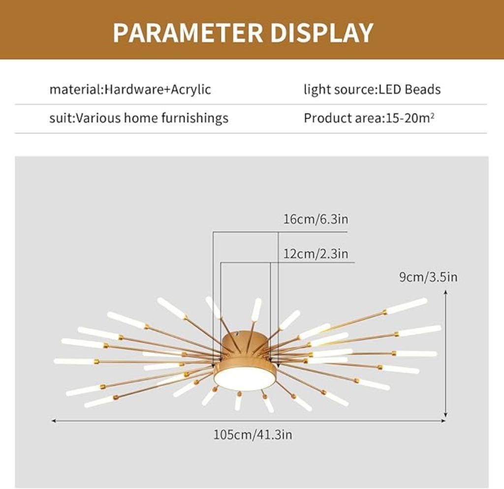 Plafonnier LED moderne LIVRAISON RAPIDE ET GRATUITE, Envoi, Neuf