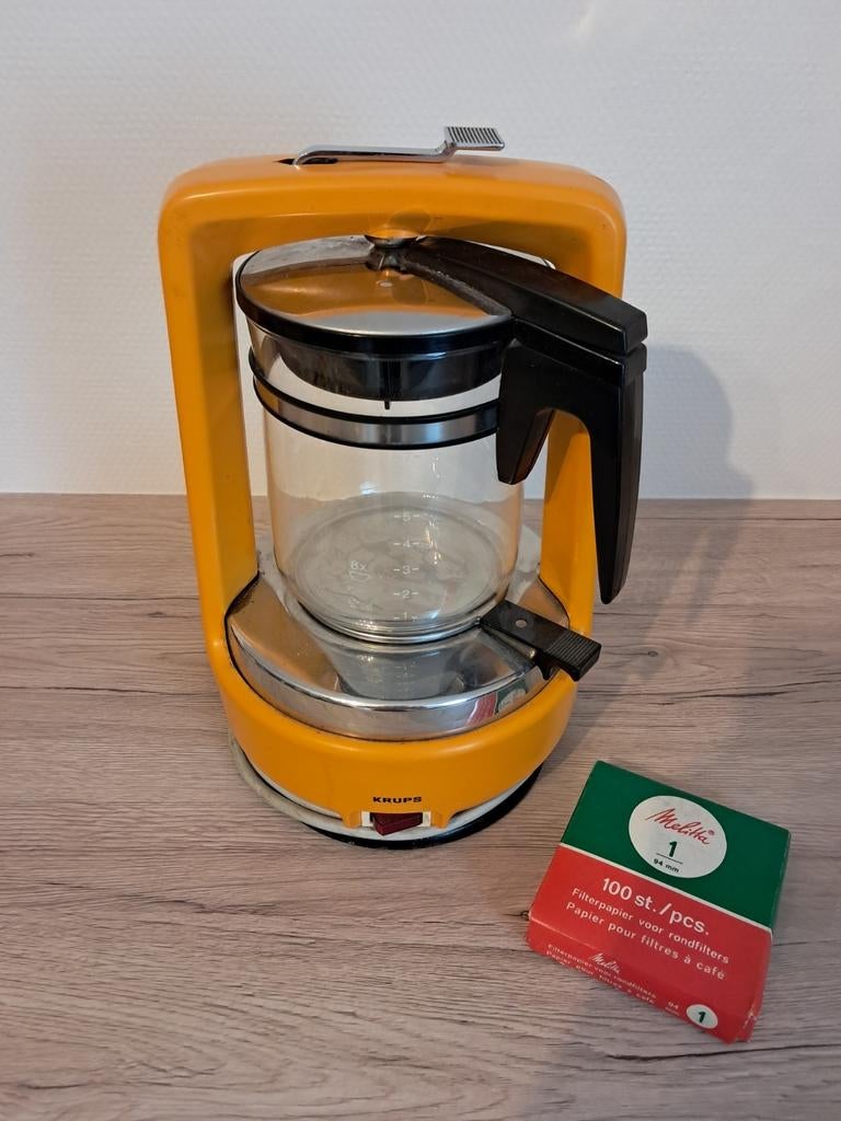 Cafetière Krup vintage 1960, Ophalen of Verzenden, Gebruikt, Koffiemachine