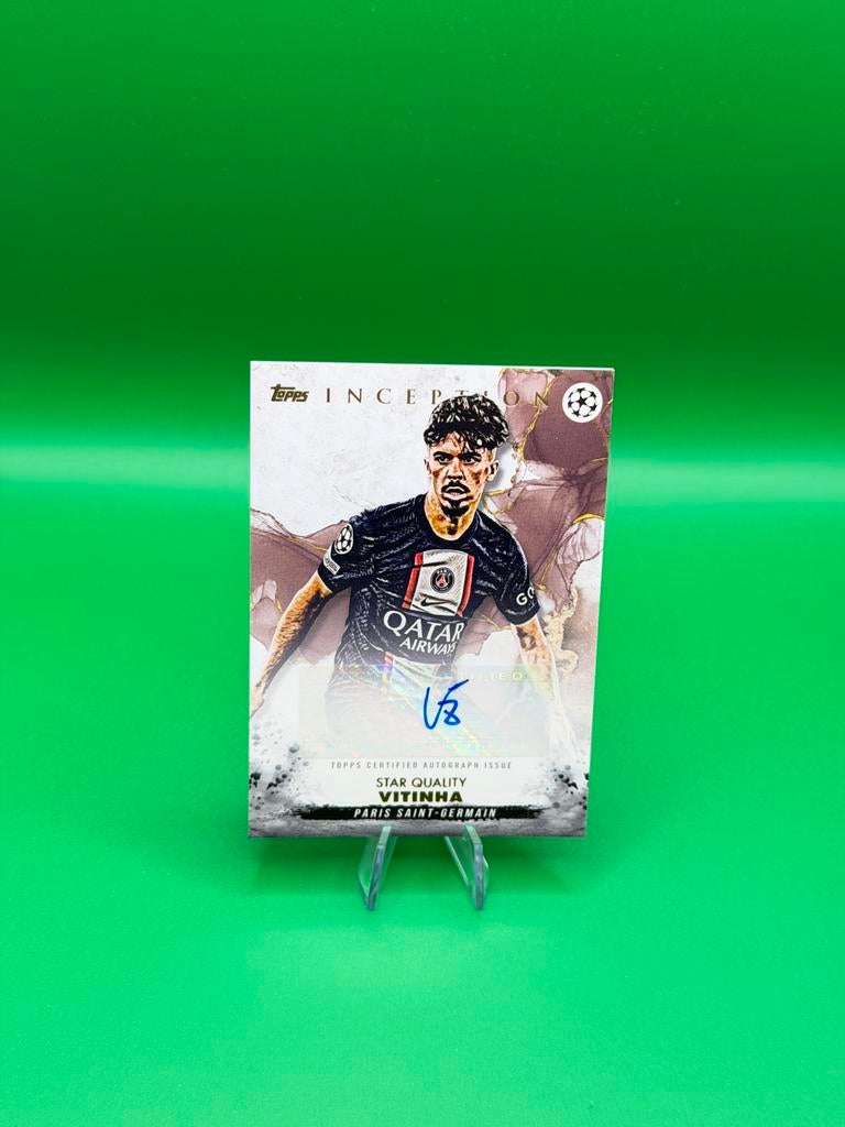 2023 Topps Inception Star Quality Vitinha Auto PSG, Enlèvement ou Envoi, Comme neuf
