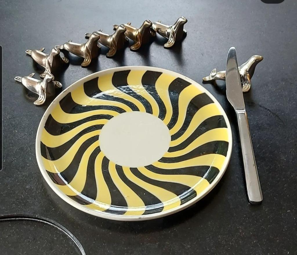 Zeehondjes als messenhouders, Antiek en Kunst, Ophalen of Verzenden