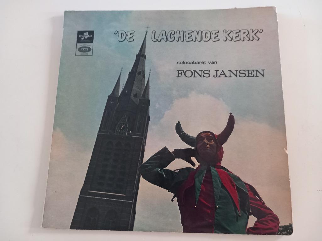 Vinyl LP Fons Jansen Lachende Kerk Komedie Humor Cabaret, Ophalen of Verzenden, 12 inch