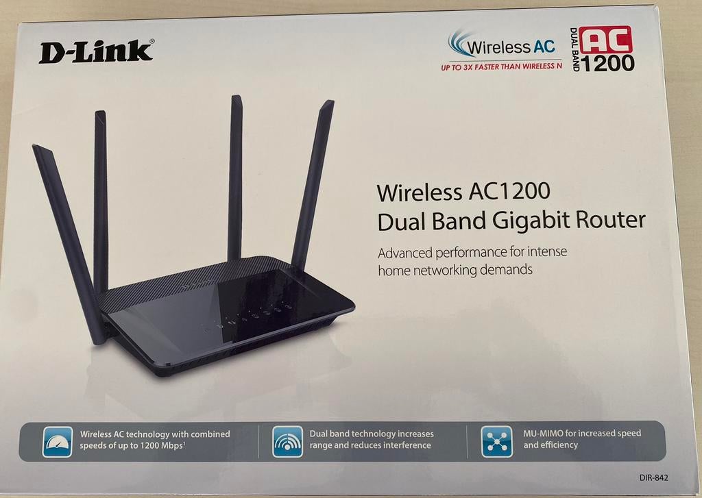 D-Link AC1200 Dual Band, Ophalen, Zo goed als nieuw