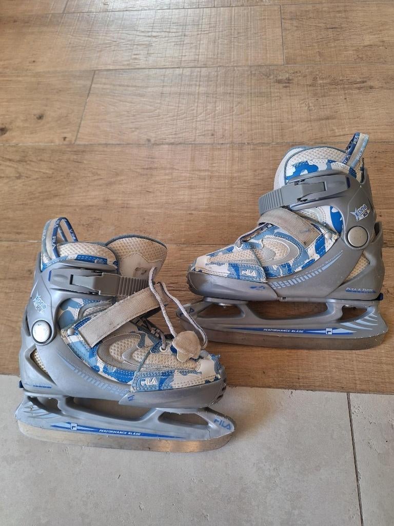 Schaatsen verstelbaar van maat 32 tot 35, Ophalen of Verzenden, Gebruikt, IJshockeyschaatsen