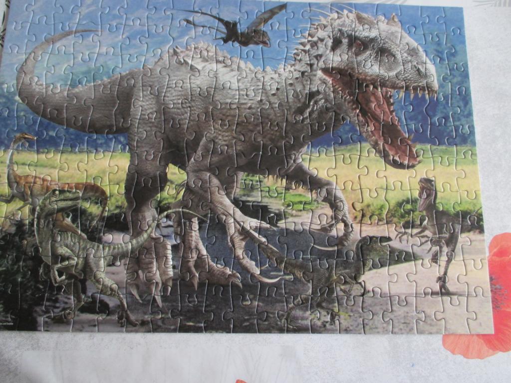 puzzel educa jurrassic world 200, Ophalen of Verzenden, Minder dan 500 stukjes, Zo goed als nieuw, Legpuzzel