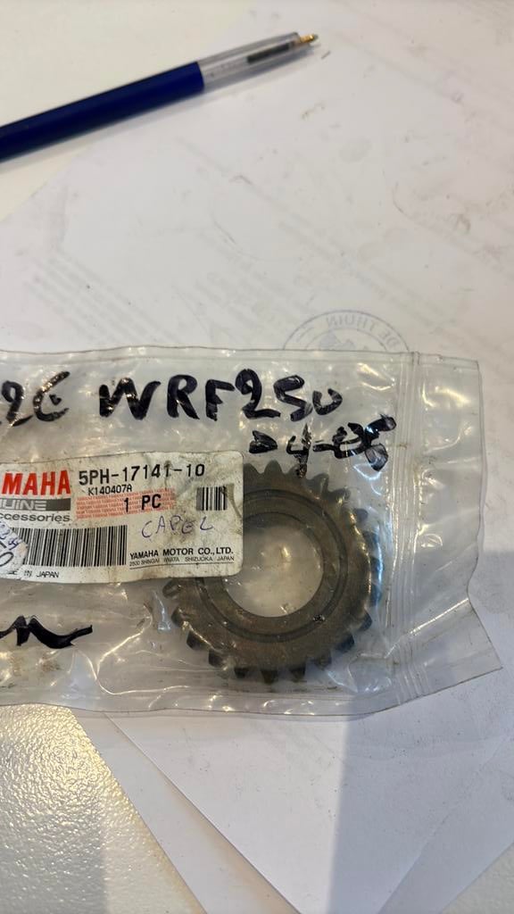 5PH-17141-10 Pignon Yamaha WRF 250, Motos, Enlèvement ou Envoi, Neuf