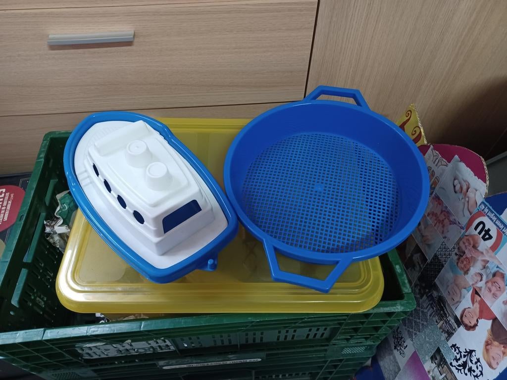 Boot + grote zeef, Kinderen en Baby's, Speelgoed | Buiten | Zandbakken, Ophalen of Verzenden, Nieuw