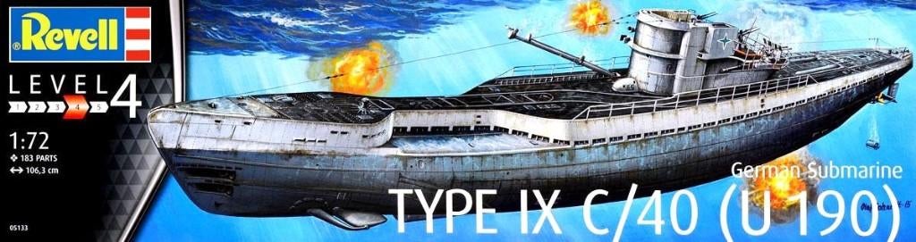 Revell 05133 U boot, Hobby en Vrije tijd, Modelbouw | Boten en Schepen, Nieuw, 1:50 tot 1:200, Revell, Ophalen of Verzenden