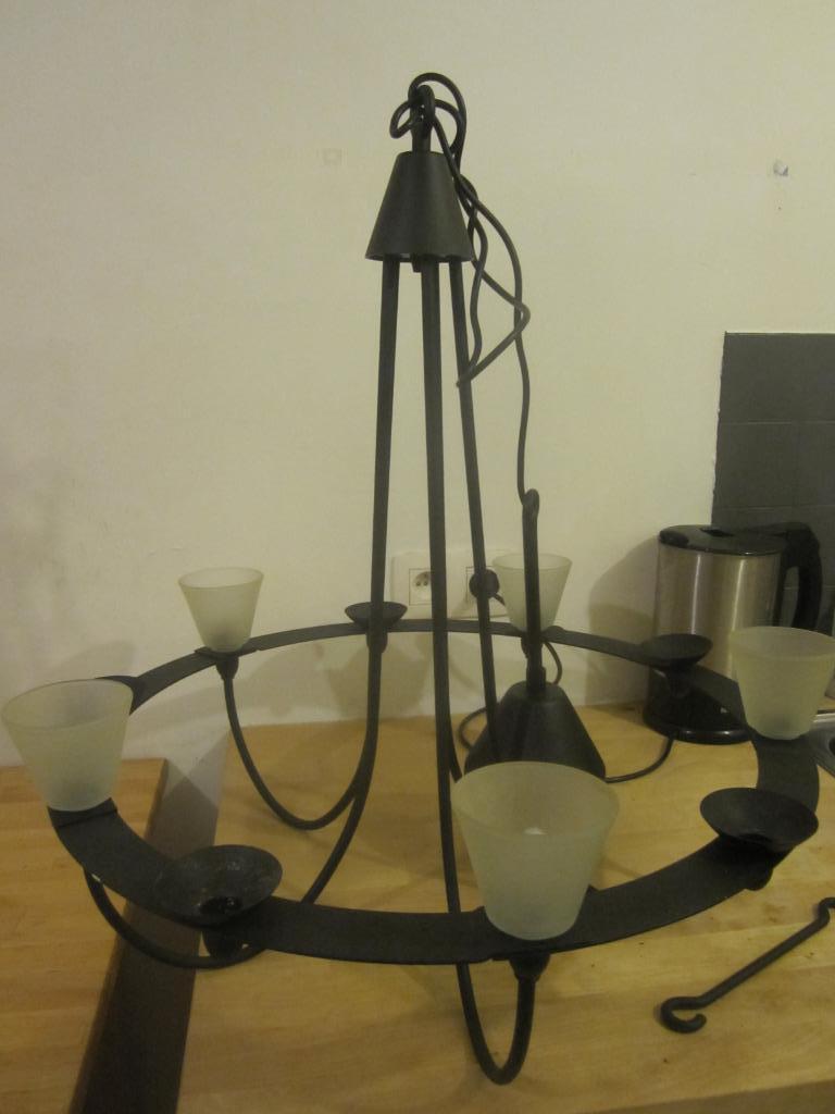 lustre, Enlèvement, Utilisé, Métal