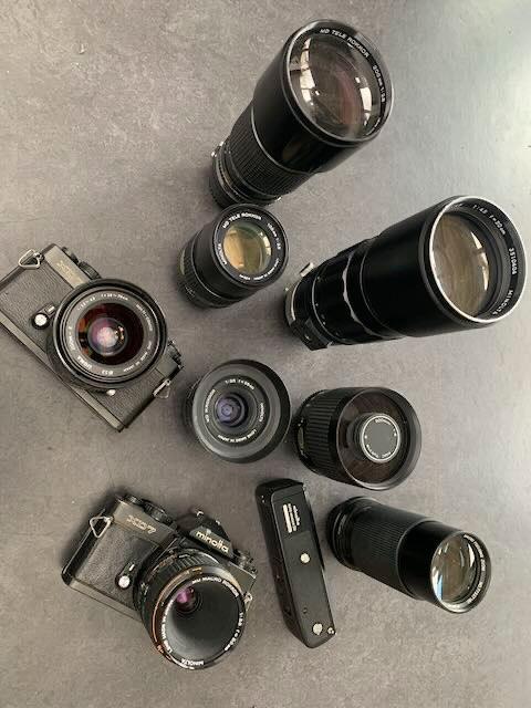 lenzen Minolta MD Rokkor XD7 : prijs overeen te komen, Ophalen, Gebruikt, Spiegelreflex, Minolta