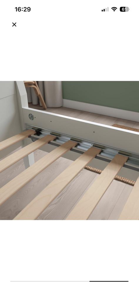 Ikea lattenbodem Luröy 80x200cm, Ophalen, Zo goed als nieuw, 80 cm, 200 cm