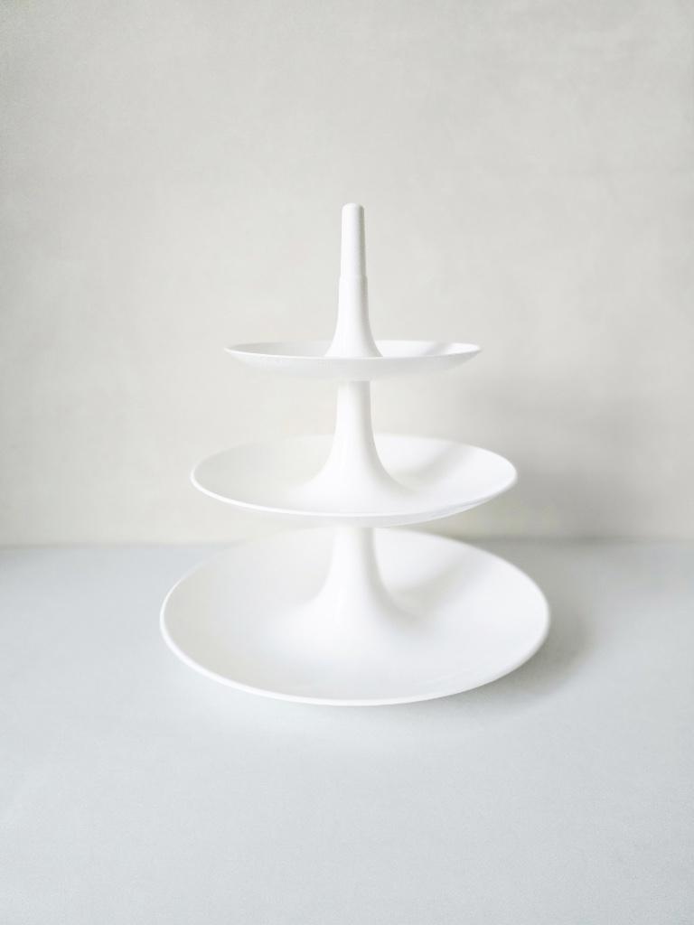 'BABELL'  - Design aperitief schaal - KOZIOL 1997 - Wit, Ophalen of Verzenden, Zo goed als nieuw