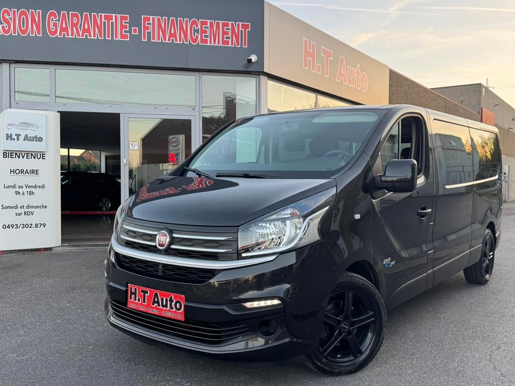 Fiat Talento 1.6 multijet L2 Gps/Gps/Garantie/Euro6/9 Pl, Auto's, Fiat, Voorwielaandrijving, 4 cilinders, 1600 cc, Zwart