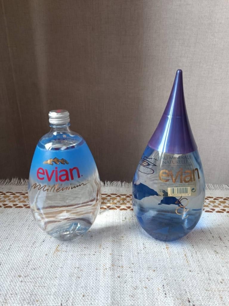 Bouteilles d'Evian, Collections, Enlèvement, Neuf