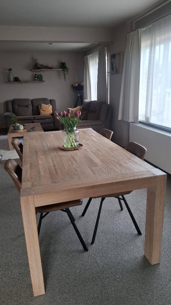 Eettafel, salontafel en boekenkast Henders&Hazel, Huis en Inrichting, Ophalen