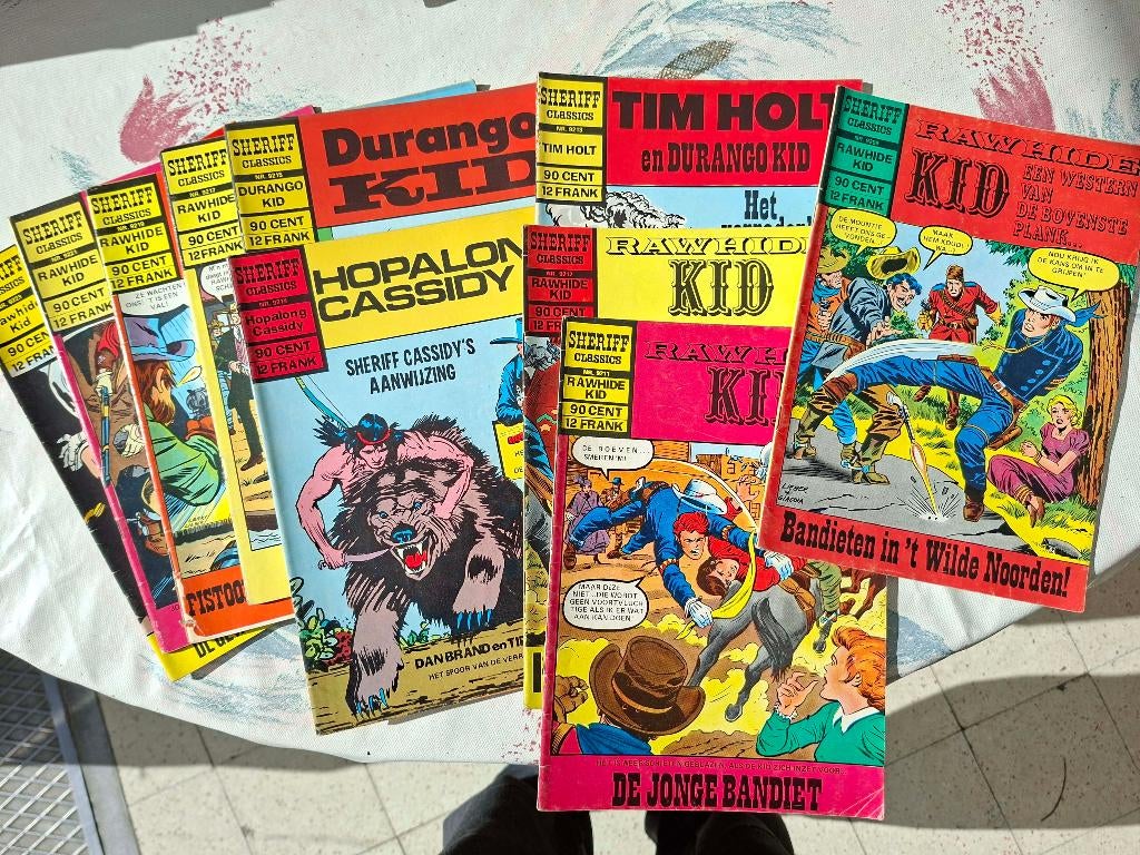 Strips "RAWHIDE KID", ..." (jaren '70) (verzamelaar), Boeken, Ophalen of Verzenden, Gelezen