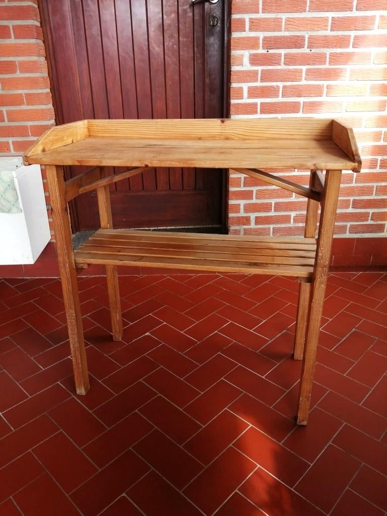 Table à rempoter, Enlèvement, Utilisé