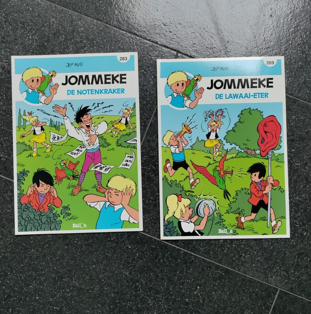 2 strips Jommeke, Ophalen