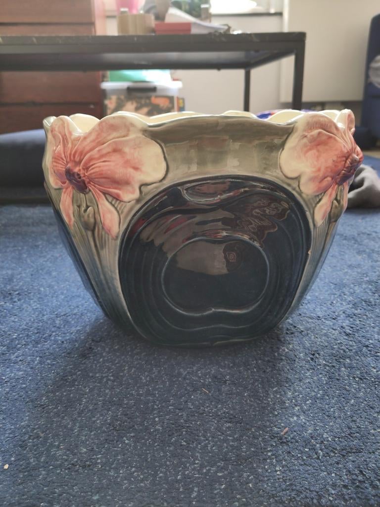 Art Nouveau plantenpot, Ophalen of Verzenden