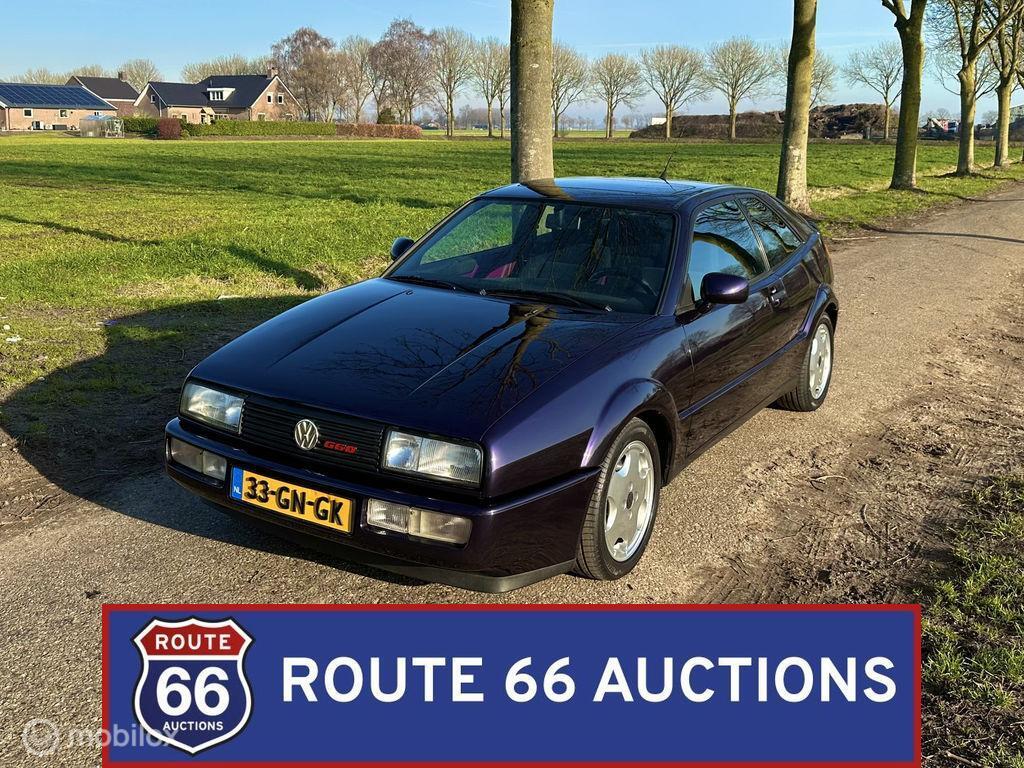 Volkswagen Corrado G60 Jet Edition | 1994 | Route 66 Auction, Auto's, Volkswagen, Zwart, Bedrijf, Handgeschakeld