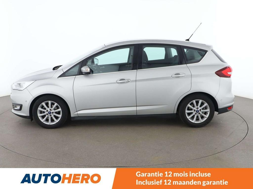 Ford C-MAX 1.5 TDCi Titanium (année de construction 2016), Autos, Ford, Argent ou Gris, Interruption de démarrage, Boîte manuelle