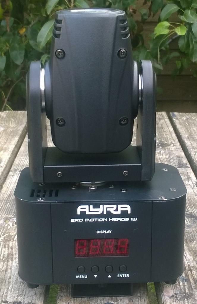 Moving-Head, Ayra Ero Motion Head 1W (wit licht), Muziek en Instrumenten, Ophalen of Verzenden, Zo goed als nieuw, Licht, Geluidgestuurd