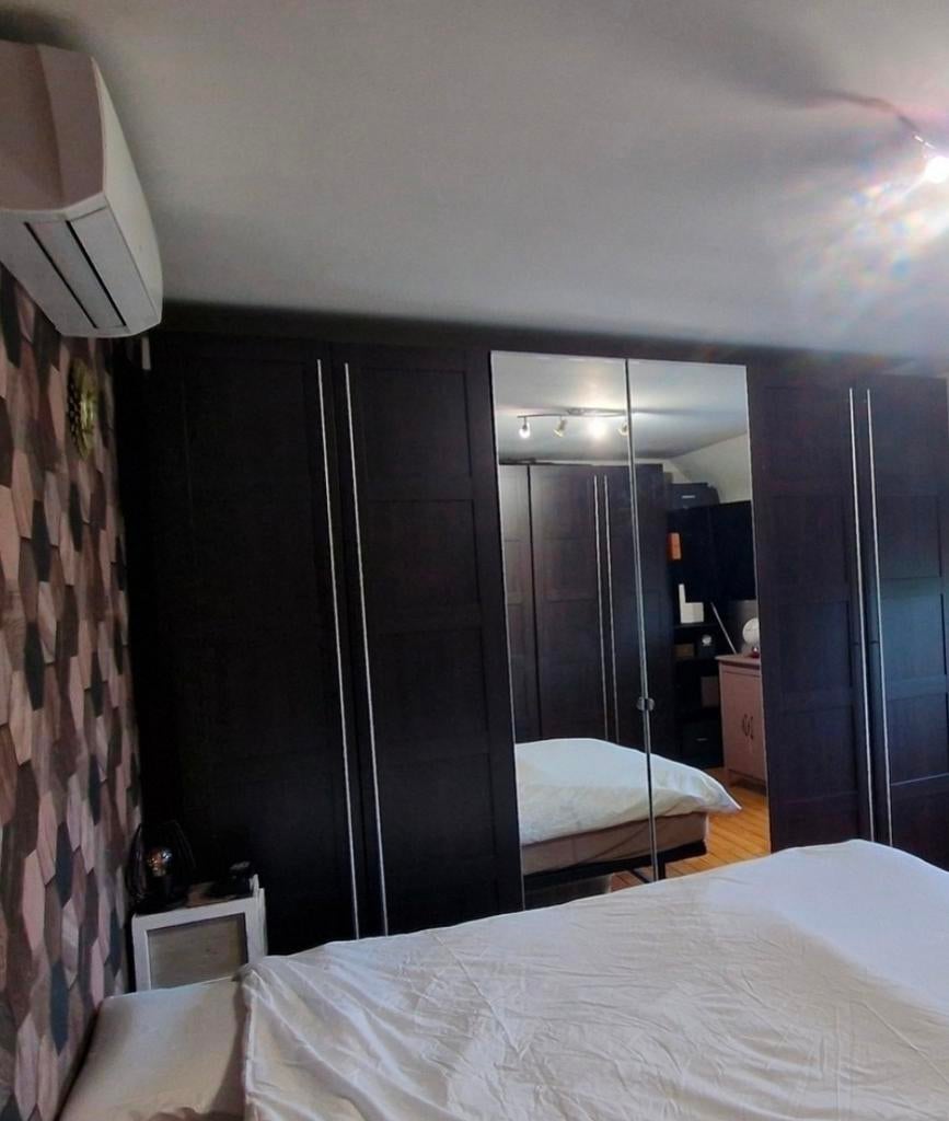 3 grandes armoires IKEA PAX – Portes brunes & miroir, Antiquités & Art, Antiquités | Meubles | Armoires, Enlèvement