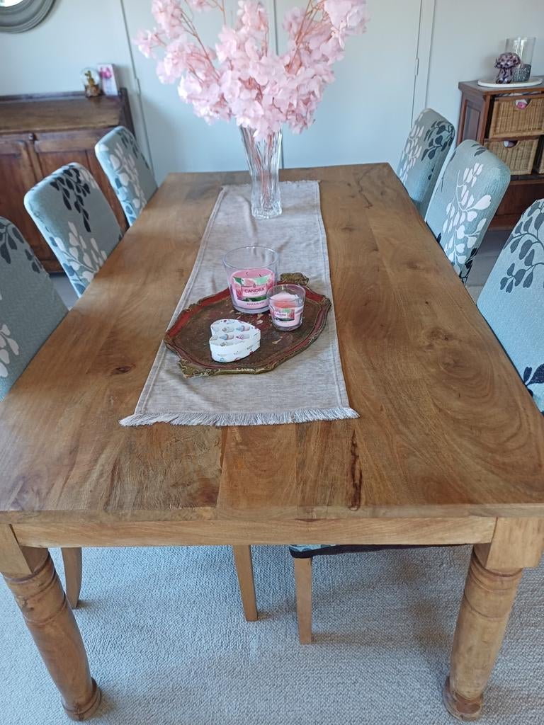 Table en teck, 2 m sur 1 m, Maison & Meubles, Enlèvement