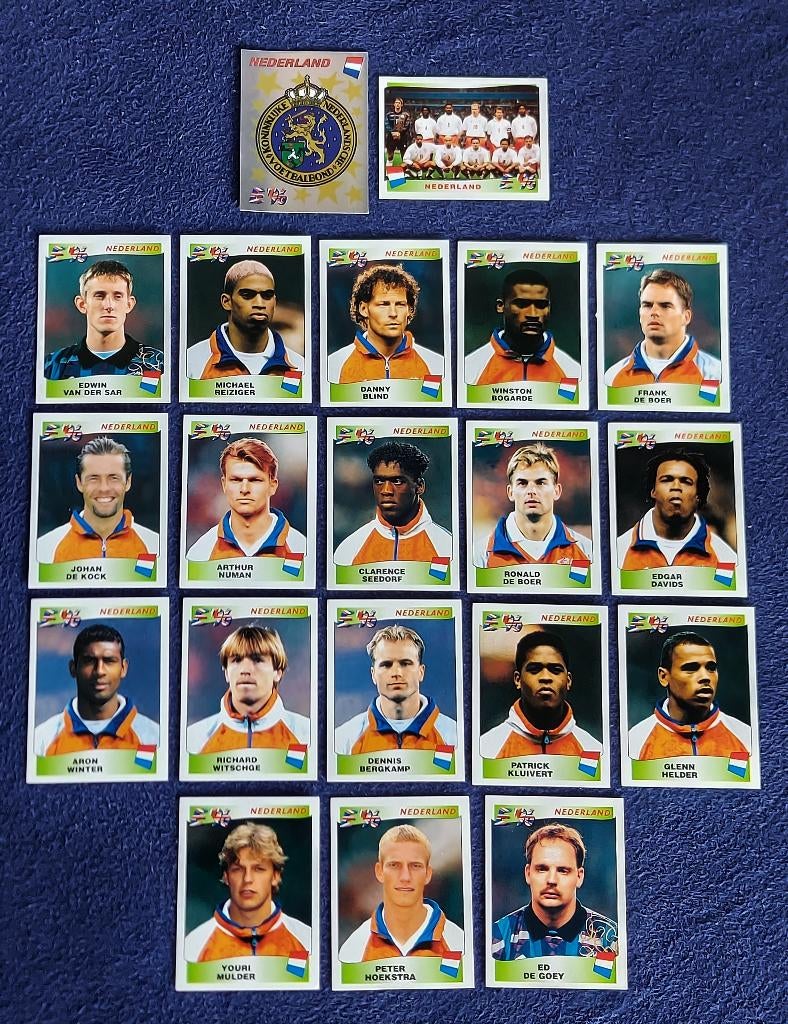 20 versch. Panini stickers voetbal ' Euro 1996 - Nederland ', Verzamelen, Sportartikelen en Voetbal, Nieuw, Poster, Plaatje of Sticker