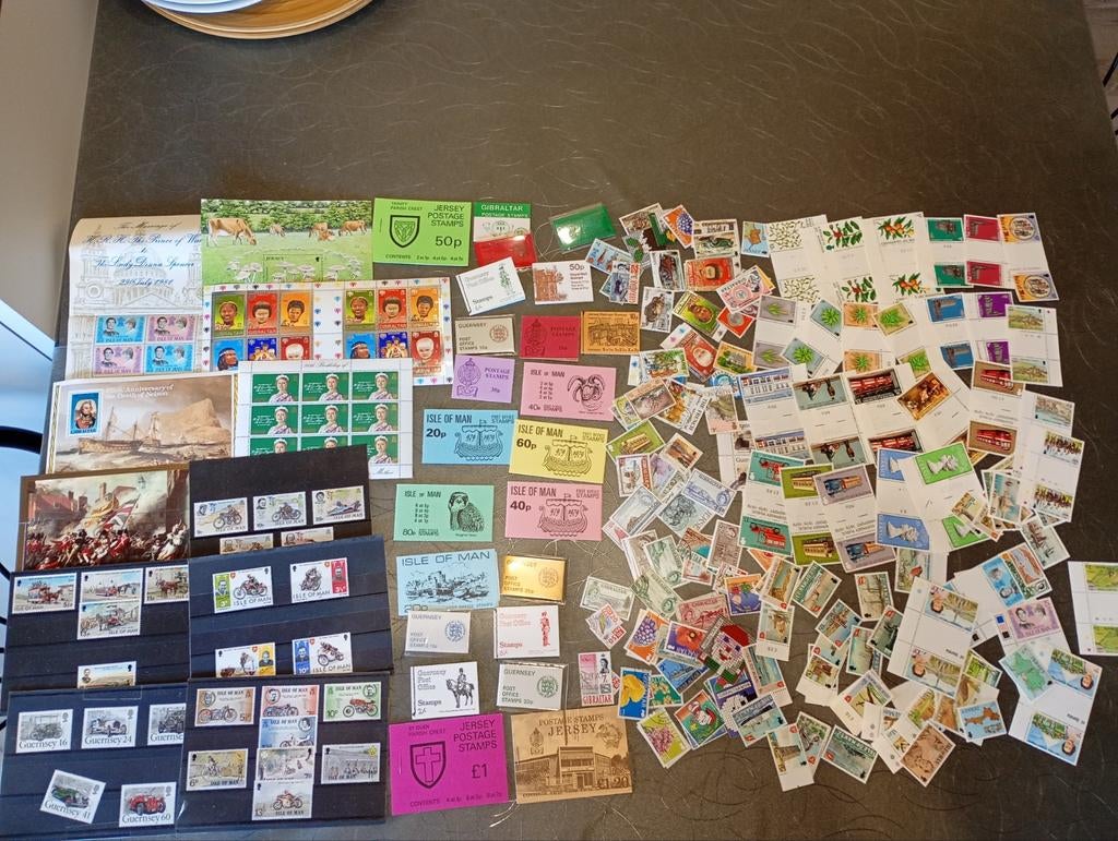 G13) mooie partij postzegels eilanden UK, Ophalen of Verzenden