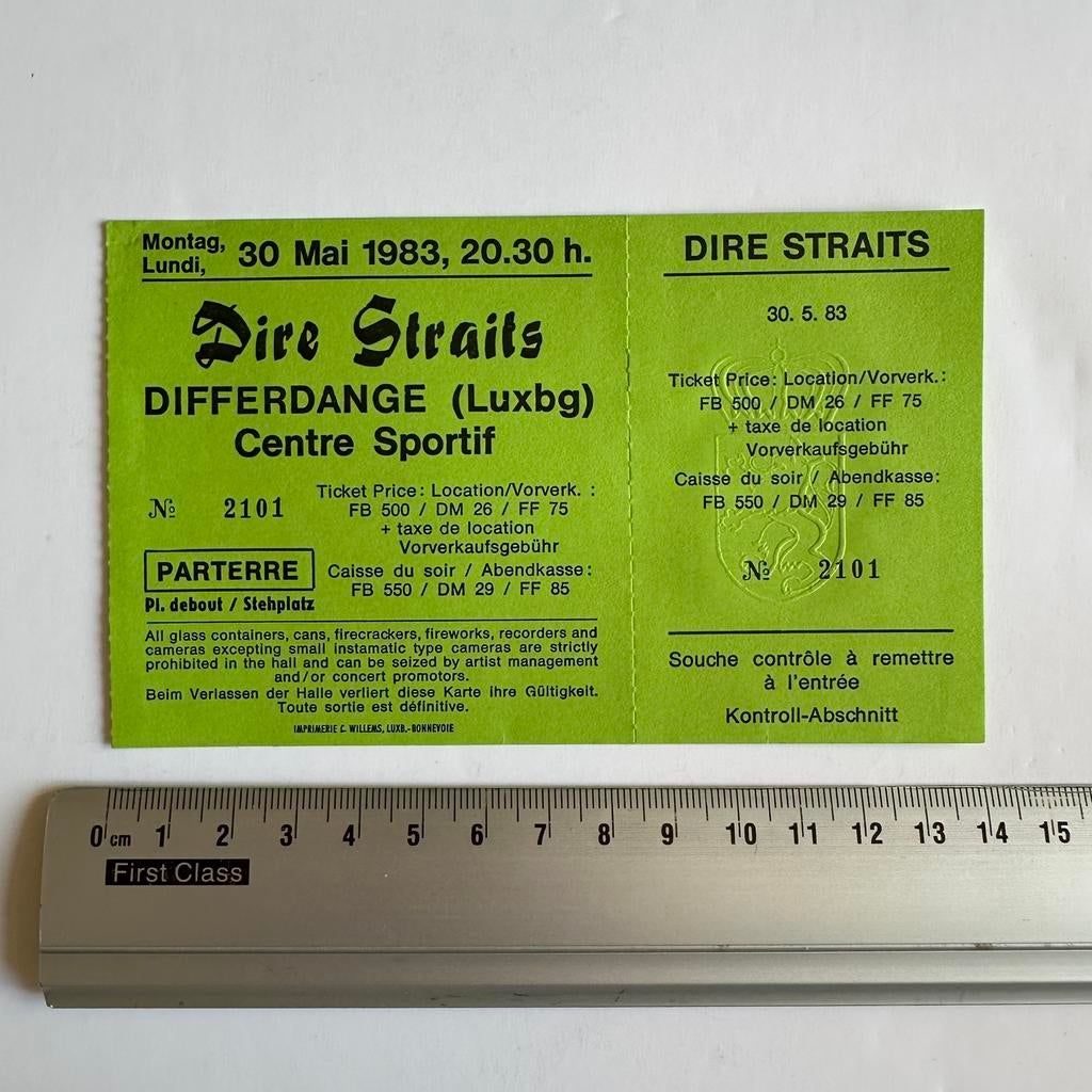 Dire Straits : concert Differdange 1983, Envoi, Neuf, Autres types
