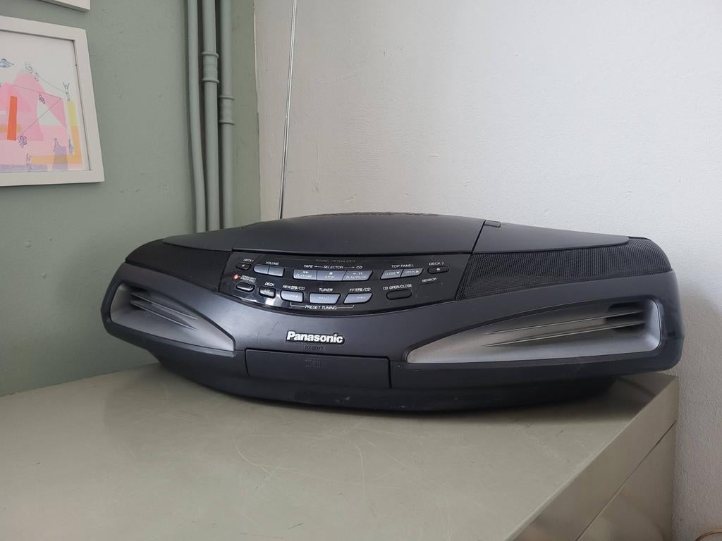 Panasonic RX-ED77 Cobra Top Boombox Vintage Cult Classic, Ophalen
