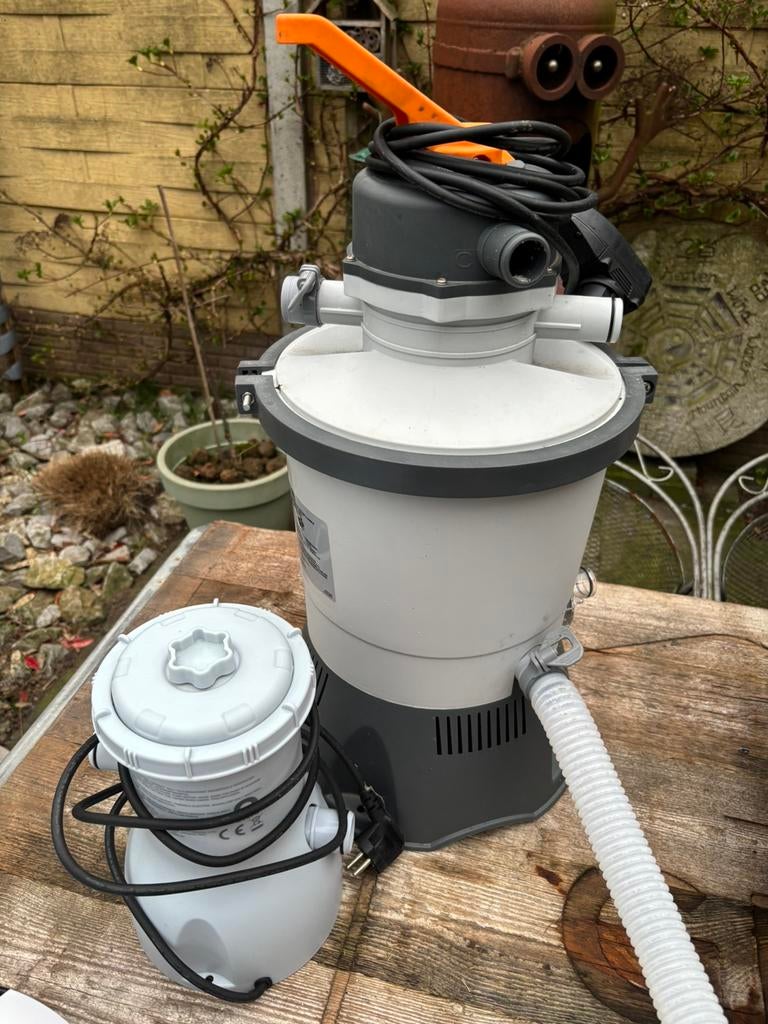 Zwembad met toebehoren, Tuin en Terras, Zwembad-toebehoren, Ophalen, Zo goed als nieuw, Filter