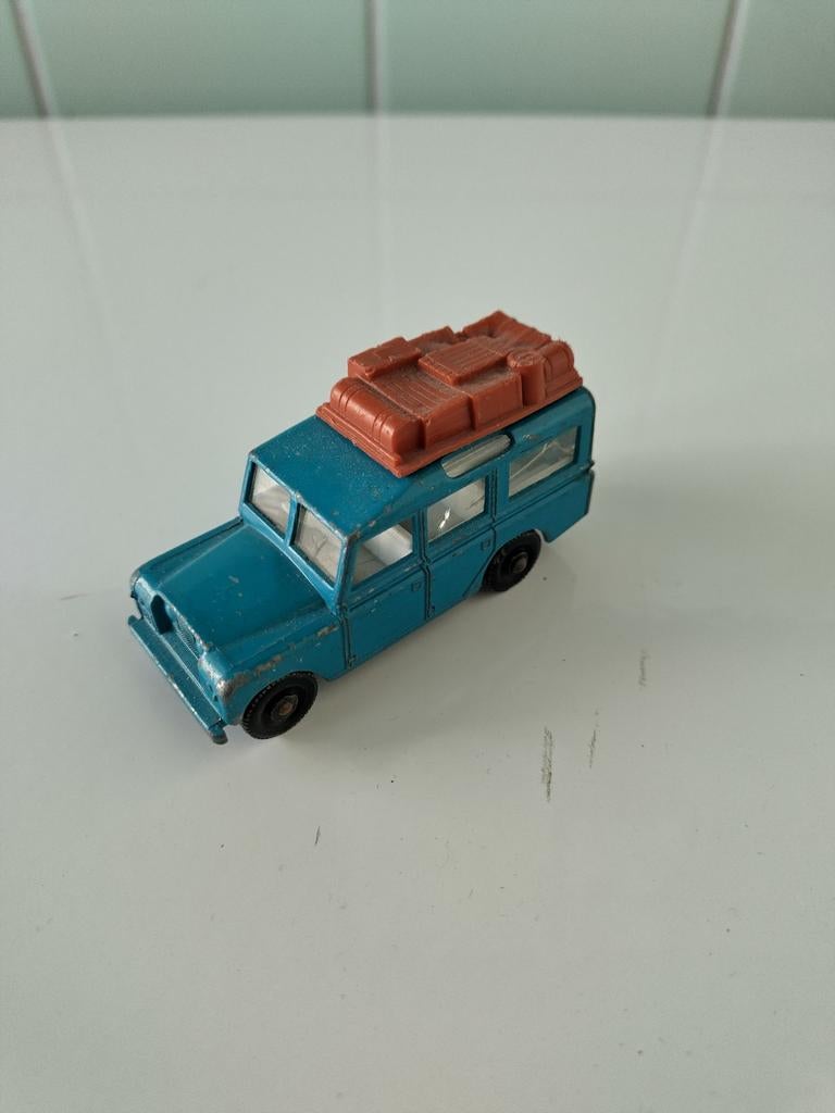 Vintage Matchbox Land Rover AFHALING LEES BESCHRIJVING, Ophalen, Gebruikt, Auto, Lesney