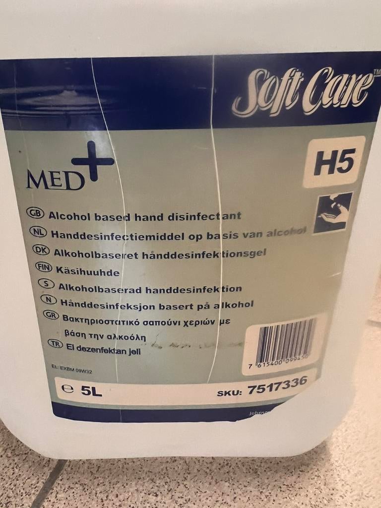 Johnson diversey - handgel 5 liter, Ophalen of Verzenden