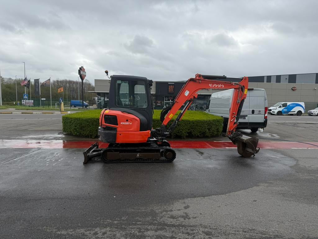 Kubota KX037 2019 4500H 2 Bak dispo., Zakelijke goederen, Machines en Bouw | Kranen en Graafmachines, Ophalen, Graafmachine