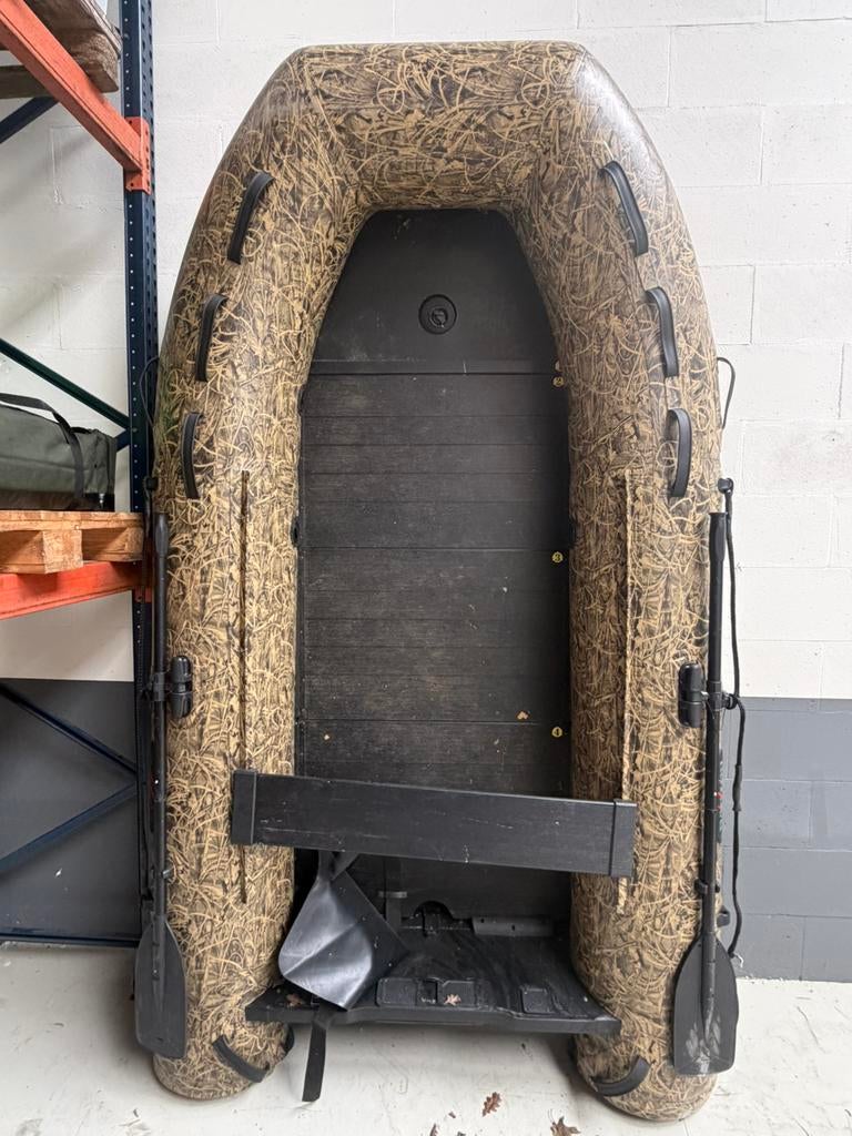 Raptor rubberboot x wide 300 camou goede staat, Watersport en Boten, Ophalen