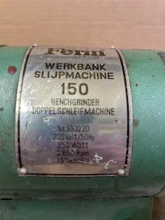 Werkbankslijpmachine, Doe-het-zelf en Bouw, Gereedschap | Slijpmachines, Ophalen, Gebruikt, Minder dan 700 watt, Werkbankslijpmachine