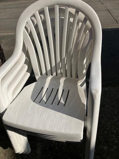 sièges de jardin, Enlèvement, Utilisé, Synthétique, Empilable