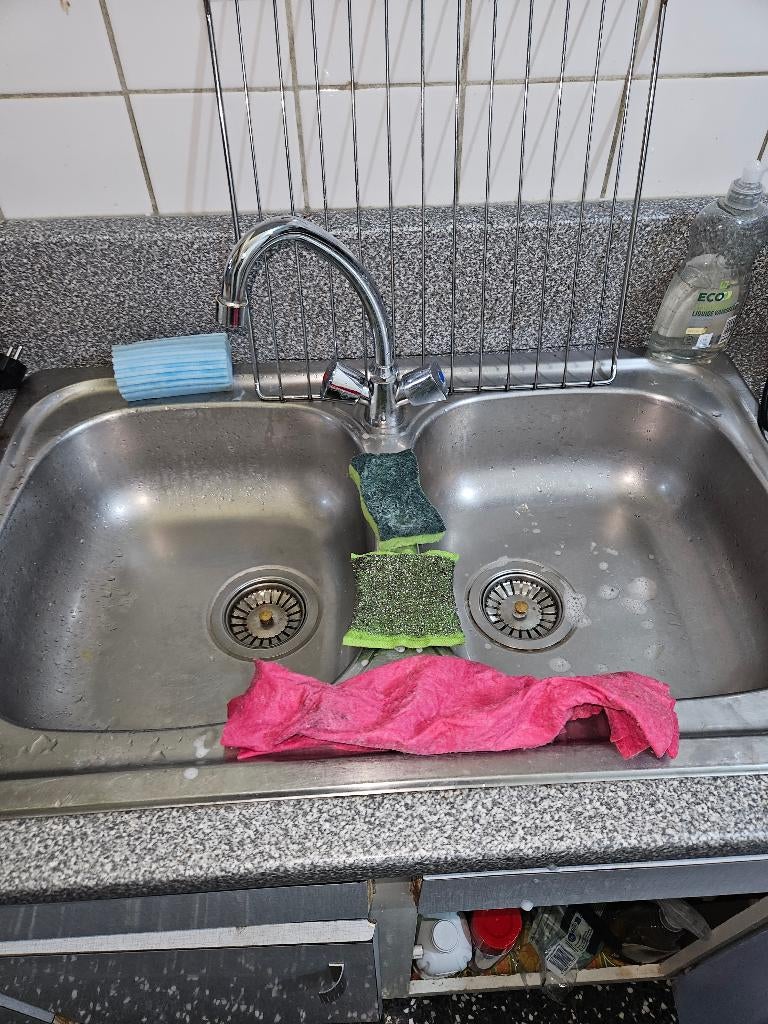 Evier, Huis en Inrichting, Ophalen, Gebruikt, Grijs