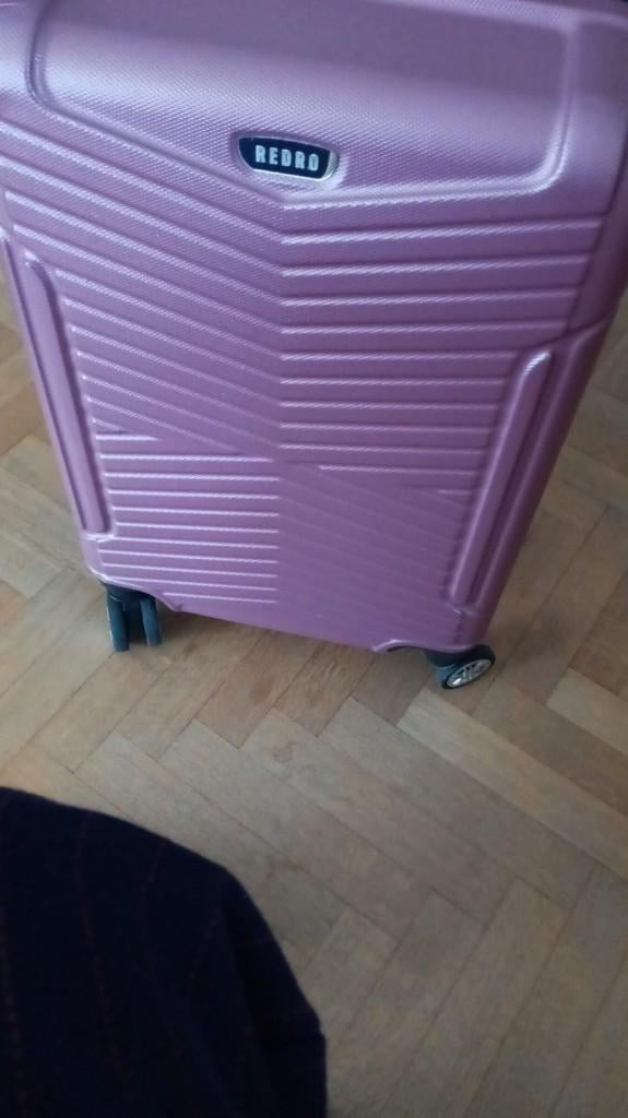 koffers, Hard kunststof, 45 tot 55 cm, Zo goed als nieuw, Wieltjes