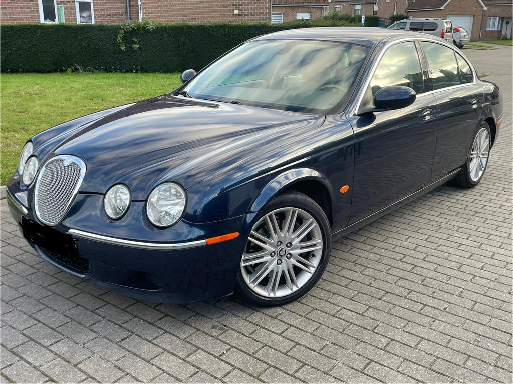 Jaguar S-Type 2.7 Diesel Bj 2007 Automatic, Auto's, Jaguar, Automaat, Blauw, Bedrijf, Diesel