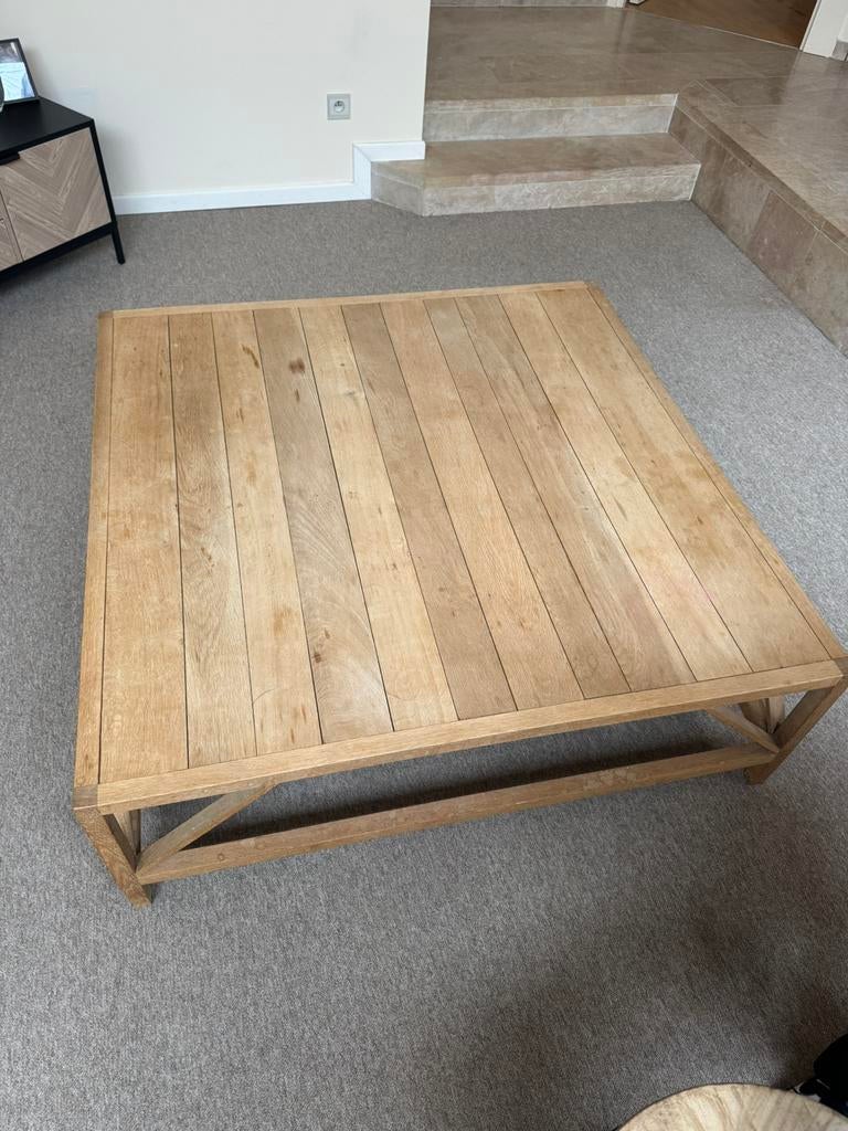 Eiken salontafel, Ophalen, Zo goed als nieuw