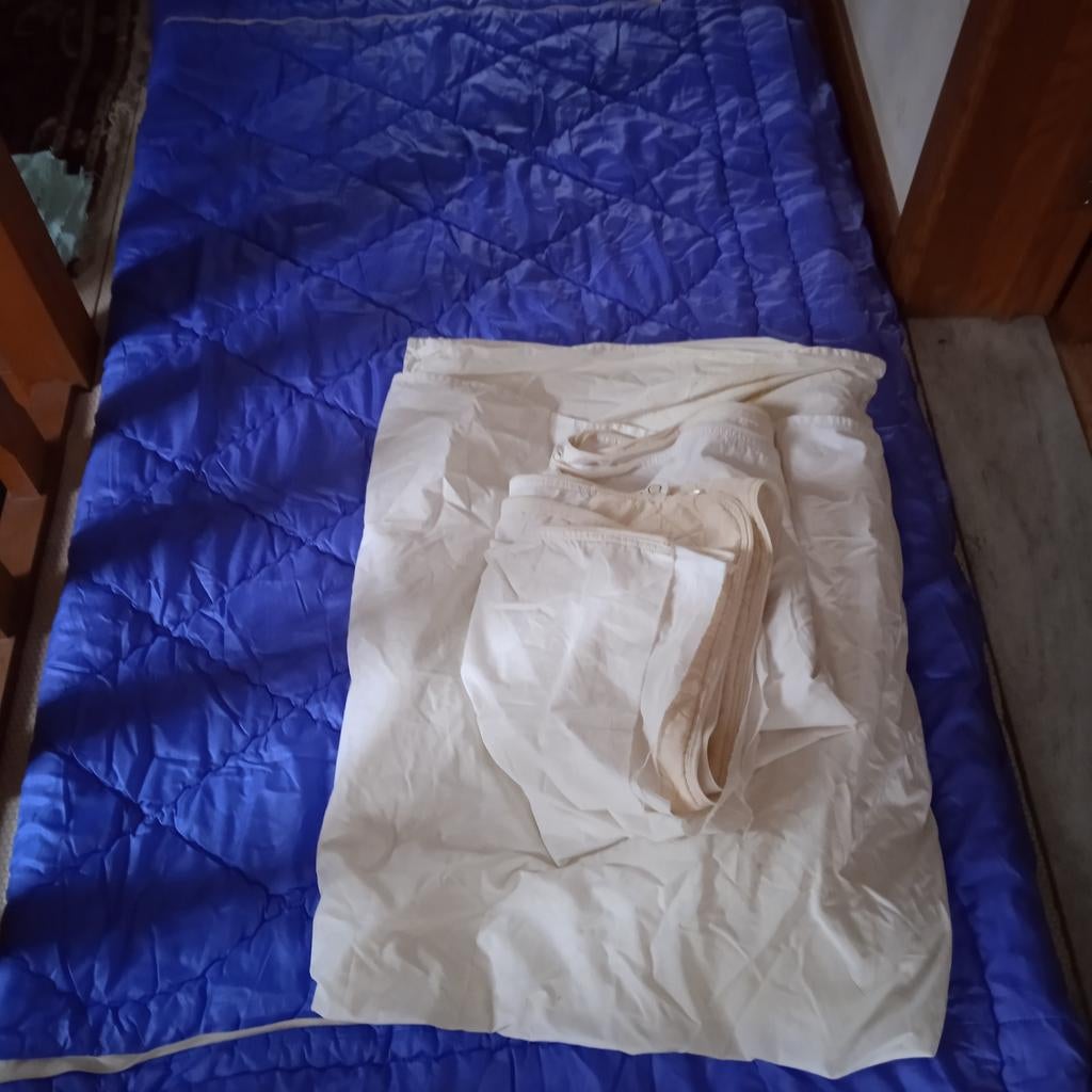 Tweepersoons slaapzak met bijpassende lakens, Caravans en Kamperen, Slaapzakken, Ophalen of Verzenden