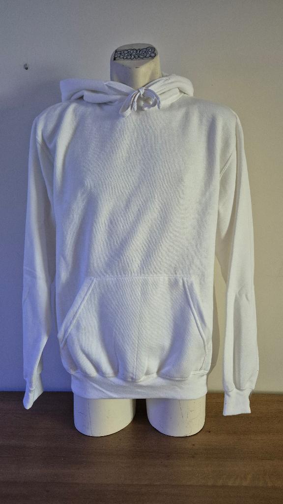 Witte hoodie, Kleding | Heren, Ophalen, Wit, Nieuw, Overige maten