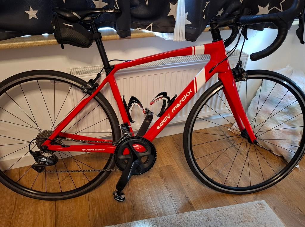 Eddy Merckx racefiets  carbon, Fietsen en Brommers, Fietsen | Racefietsen, Ophalen, 28 inch, Carbon, 49 tot 53 cm