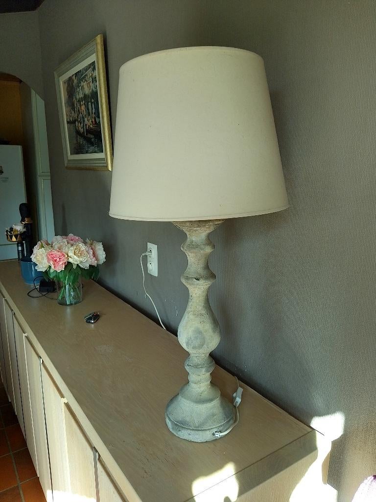 Lampadaire en Pierre, Antique, Moins de 100 cm, Enlèvement, Utilisé